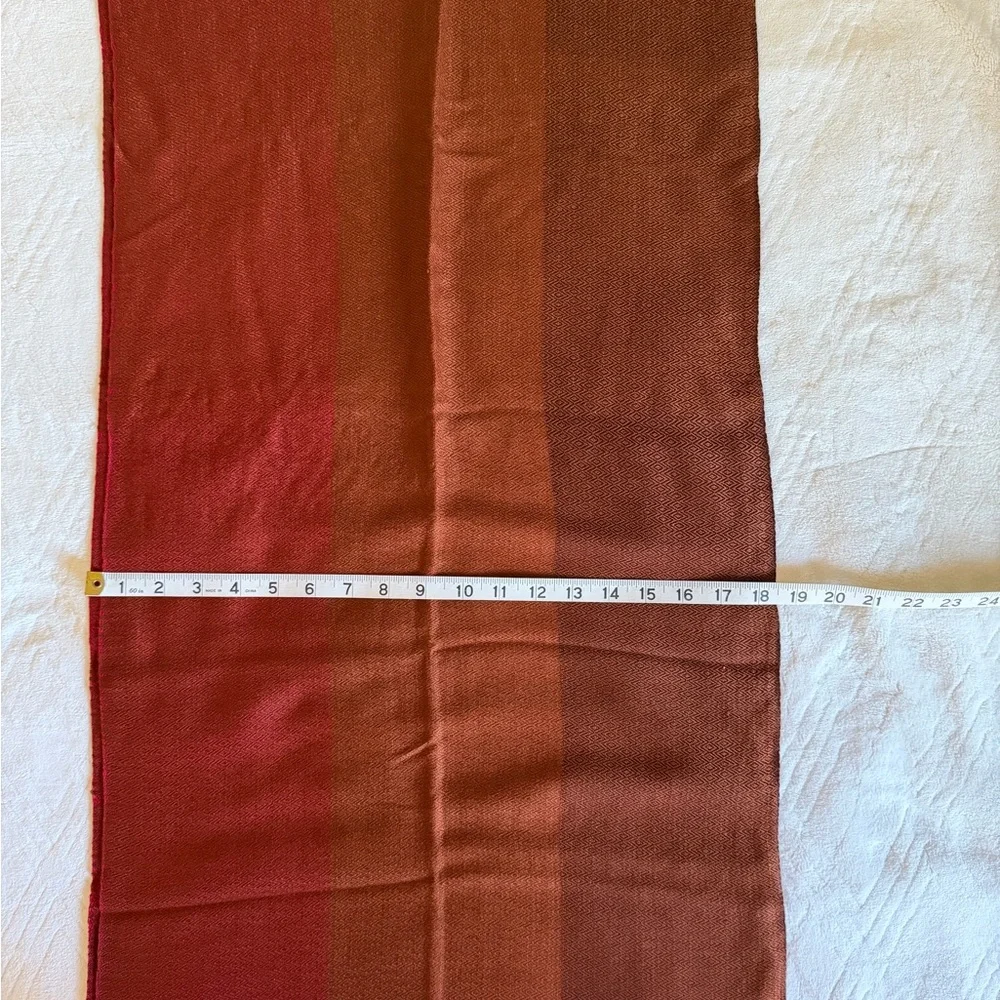 Thai Red and Brown Scarf